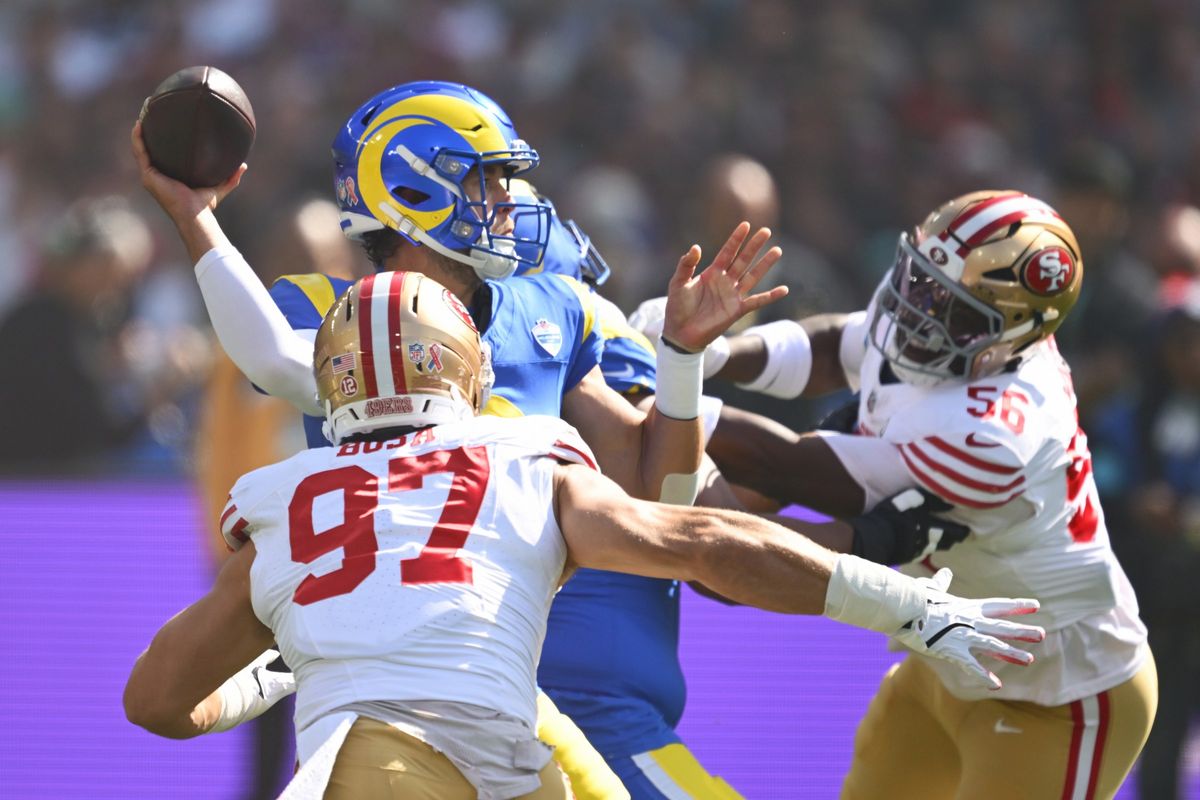 【49ers vs ラムズ】ラムズは飛行17時間、時差+17時間のオーストラリアに前日入りのスケジュール。38歳のラムズQBスタフォードにはマイナスとなった可能性が高い=Getty Images