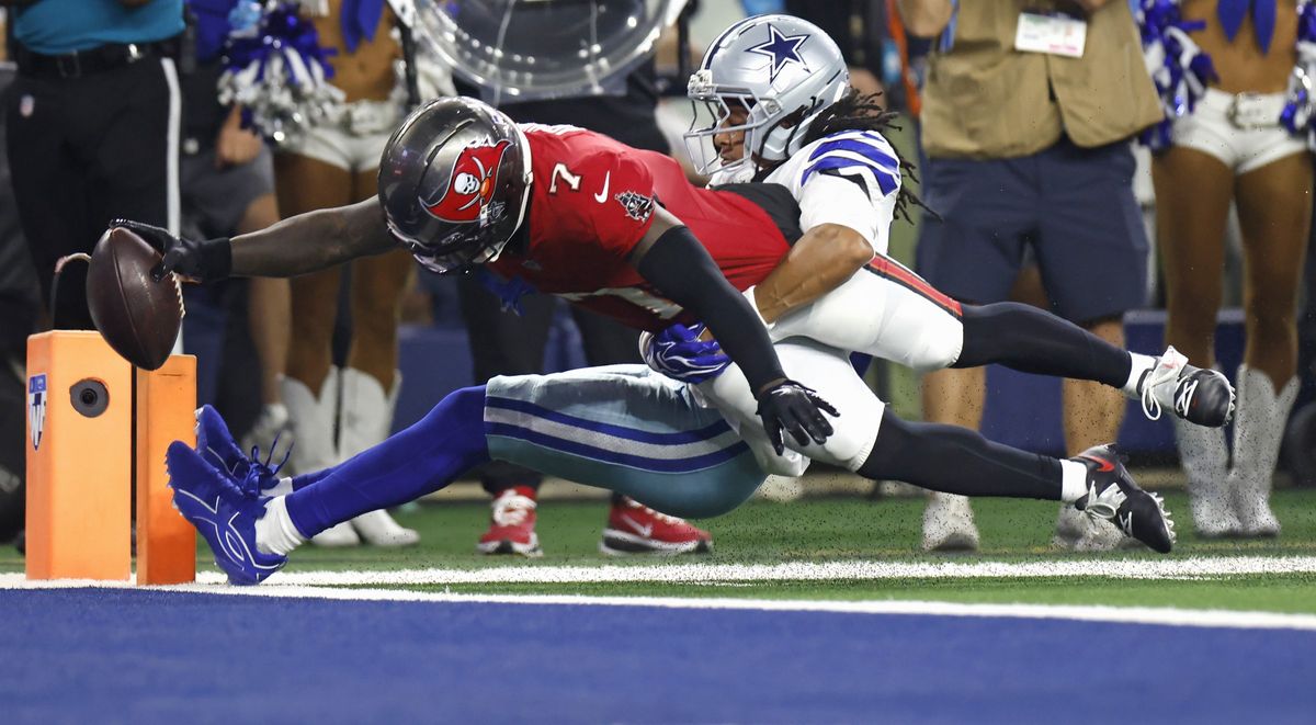 【バッカニアーズ vs カウボーイズ】バッカニアーズ勝利の立役者となったRBアービン＝Getty images