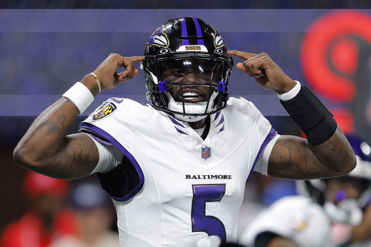 【レイブンズ vs ファルコンズ】パス201ヤード、2TD。OTでは決勝のランTDも奪ったレイブンズQBハントリー＝Getty Images