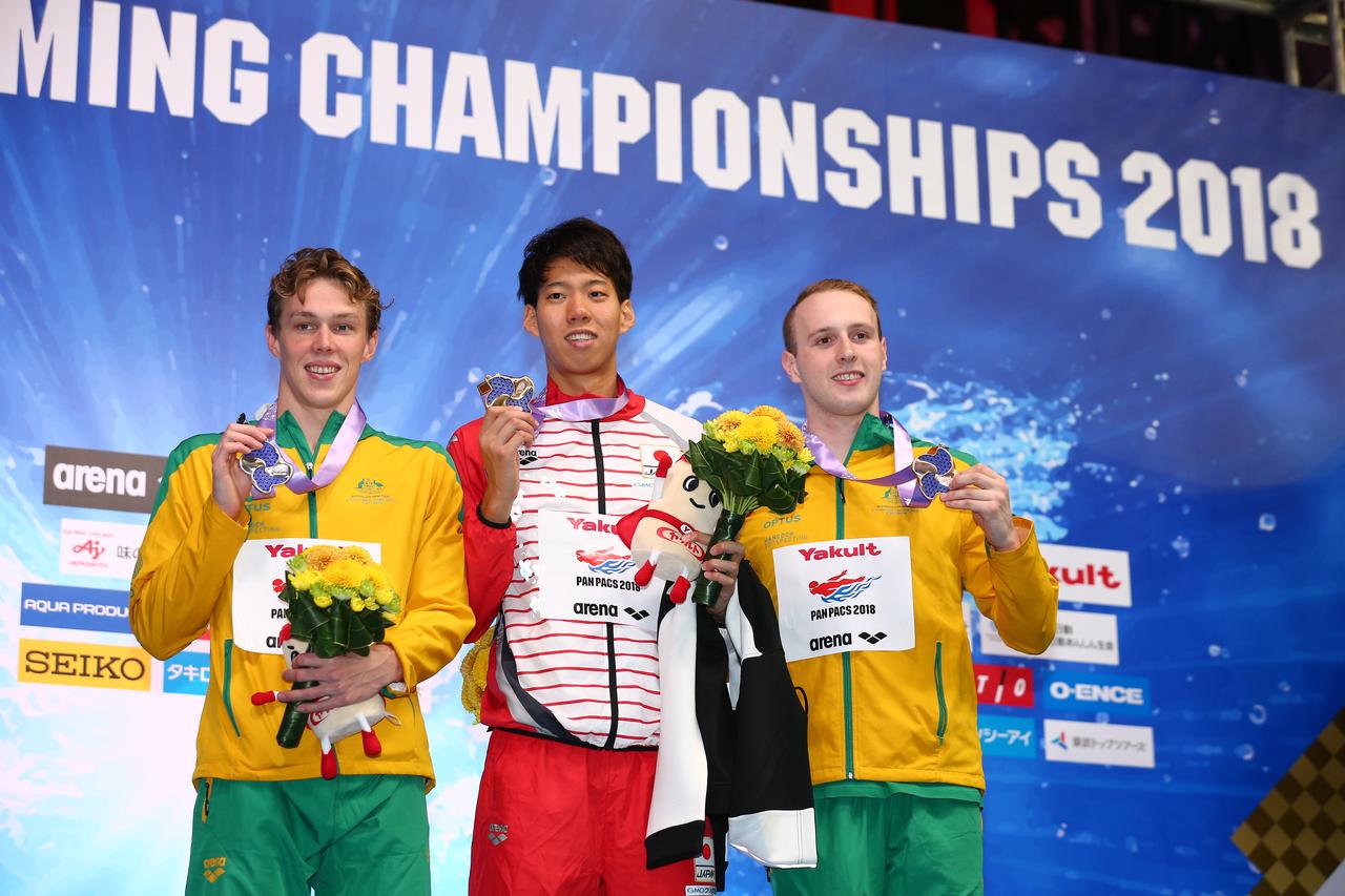 競泳 東京パンパック18 ４日目決勝 日本選手全結果 渡辺一平が0平で国際大会初の金メダル メドレーリレーは男女ともに大健闘 大会ｍｖｐは男子がマーフィー 米国 女子はマス カナダ mスポーツ ベースボール マガジン社