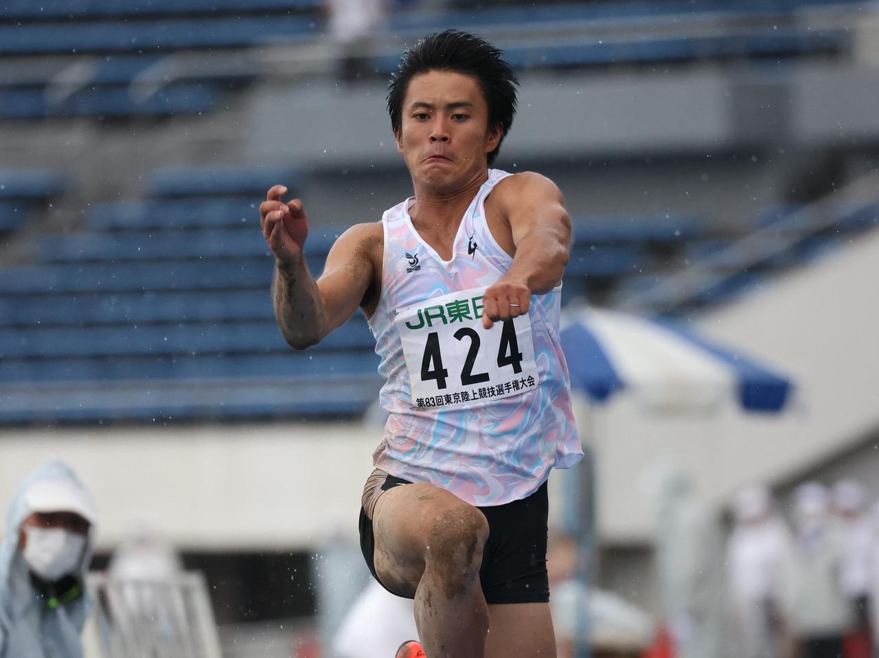 陸上】男子三段跳で池畠旭佳瑠が16m75のビッグジャンプ！ | BBM