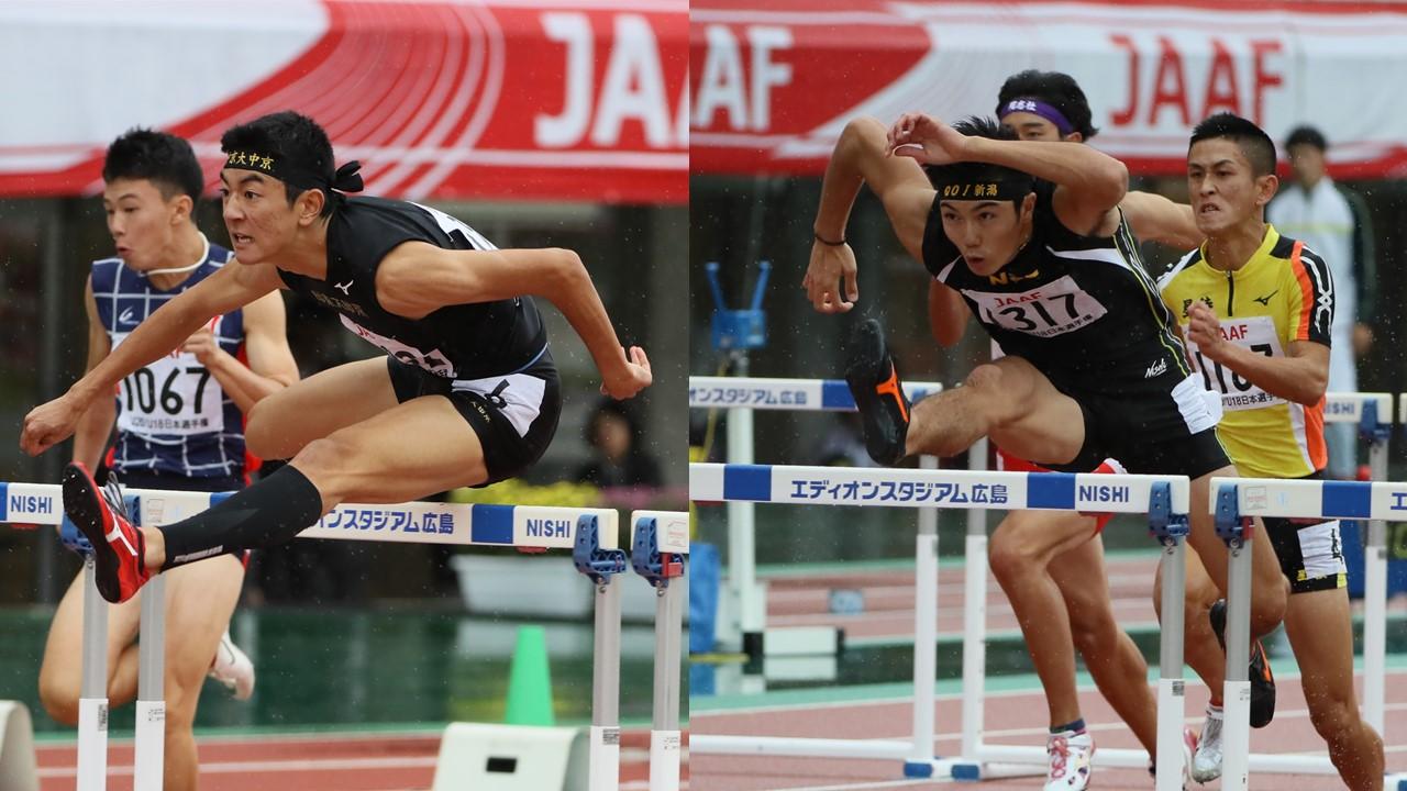 ハードル　陸上　小学生中学男女、高女　400男女 世界リレー】正式種目の男女混合シャトルハードルリレー、世界初