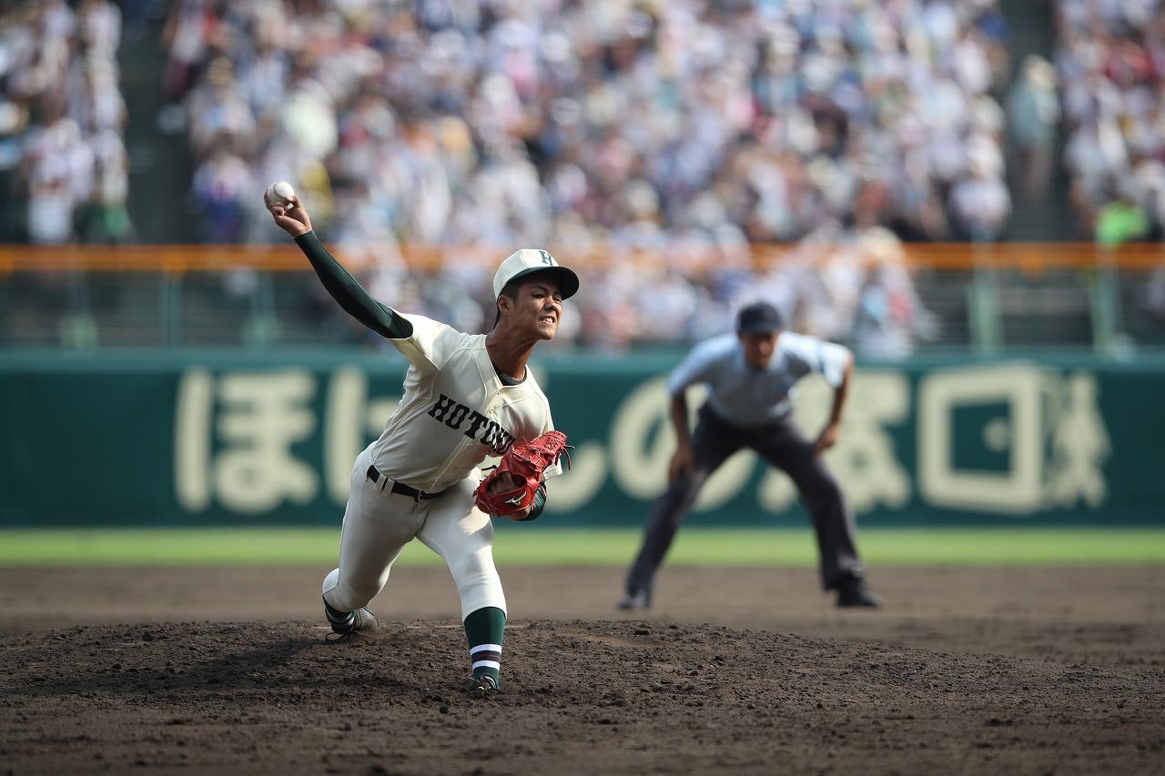 甲子園注目選手フォーム連続写真 報徳学園高 木村勇仁 mスポーツ ベースボール マガジン社
